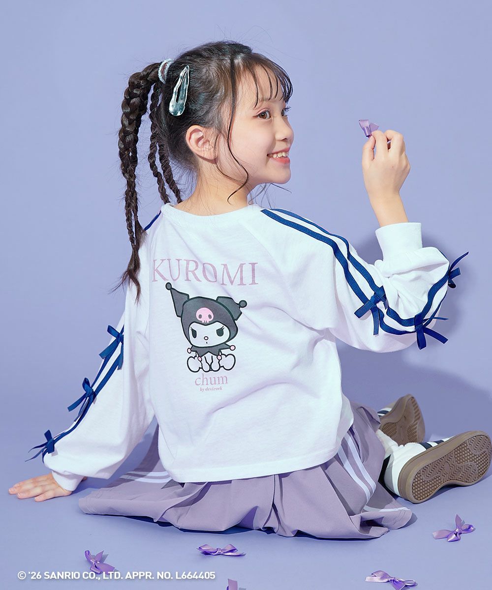 chum×クロミ】袖リボン長袖Tシャツ | 子供服の通販 デビロック公式サイト