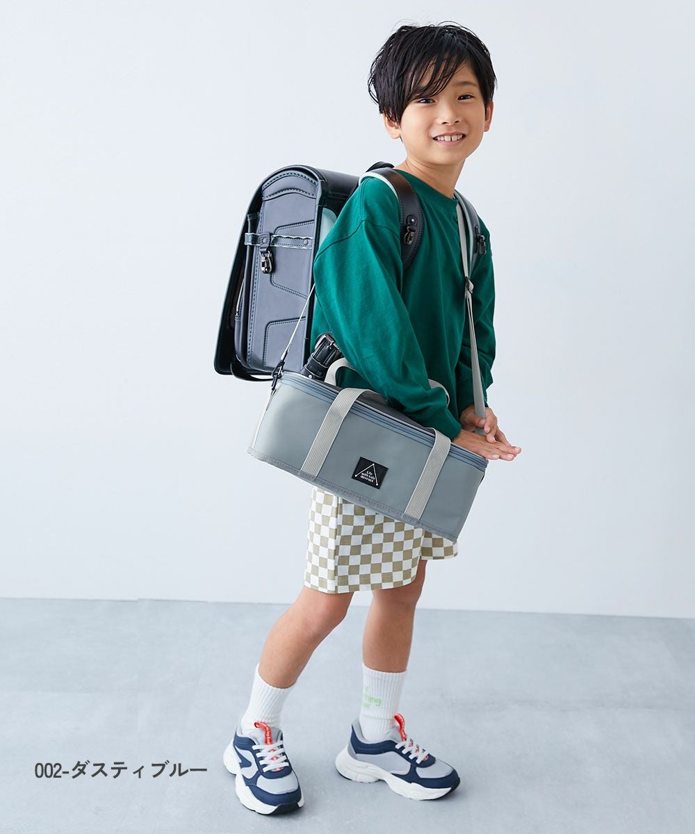 メッシュ切り替え バイカラー 絵の具バッグ(ショルダーストラップ付き