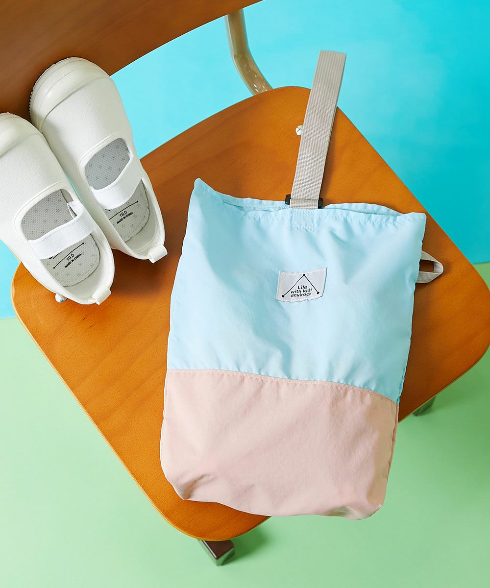 ランドセルに引っかけやすい バイカラー シューズバッグ | 子供服の