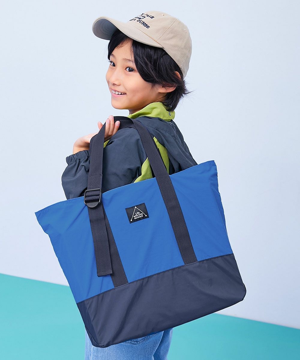 最大10%OFF】持ち手が調整できる バイカラー レッスンバッグ | 子供服