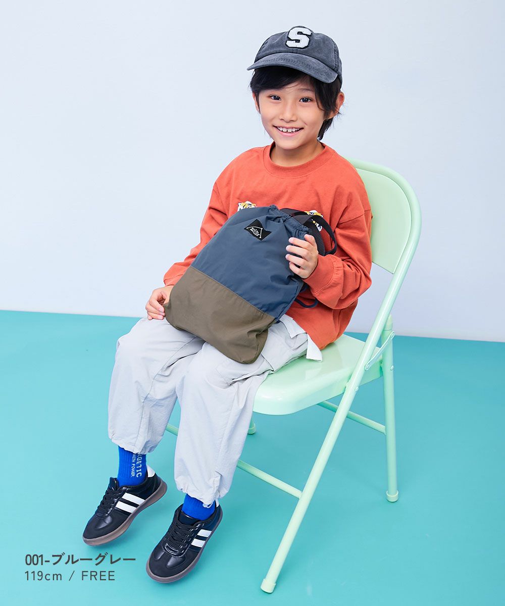 バイカラー 持ち手付き巾着 | 子供服の通販 デビロック公式サイト