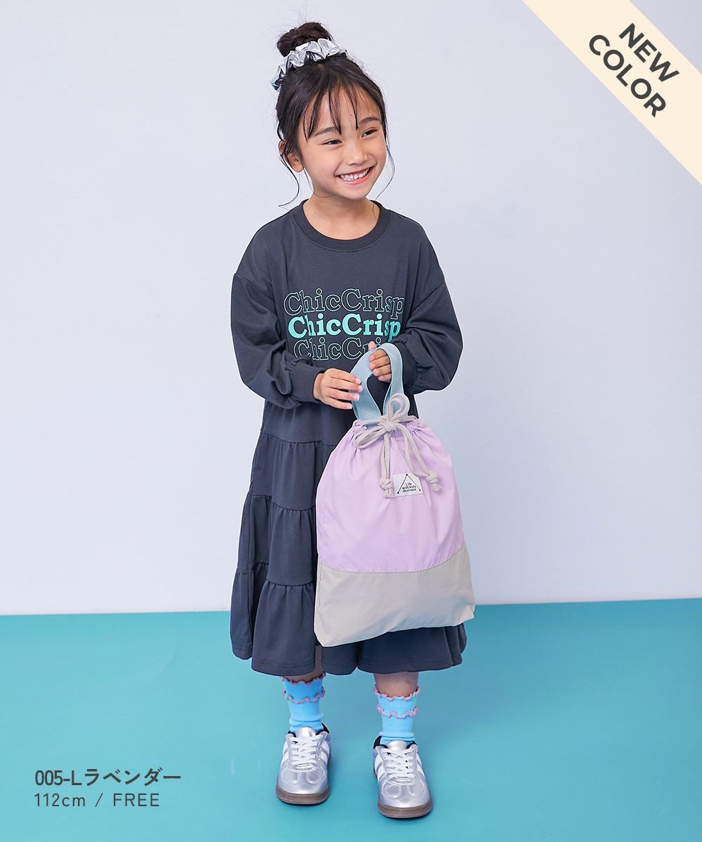 バイカラー 持ち手付き巾着 | 子供服の通販 デビロック公式サイト