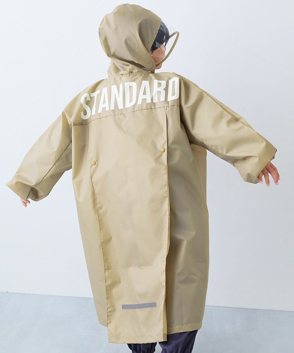 STANDARD ドルマンスリーブ レインコート(リフレクター付き) | 子供服