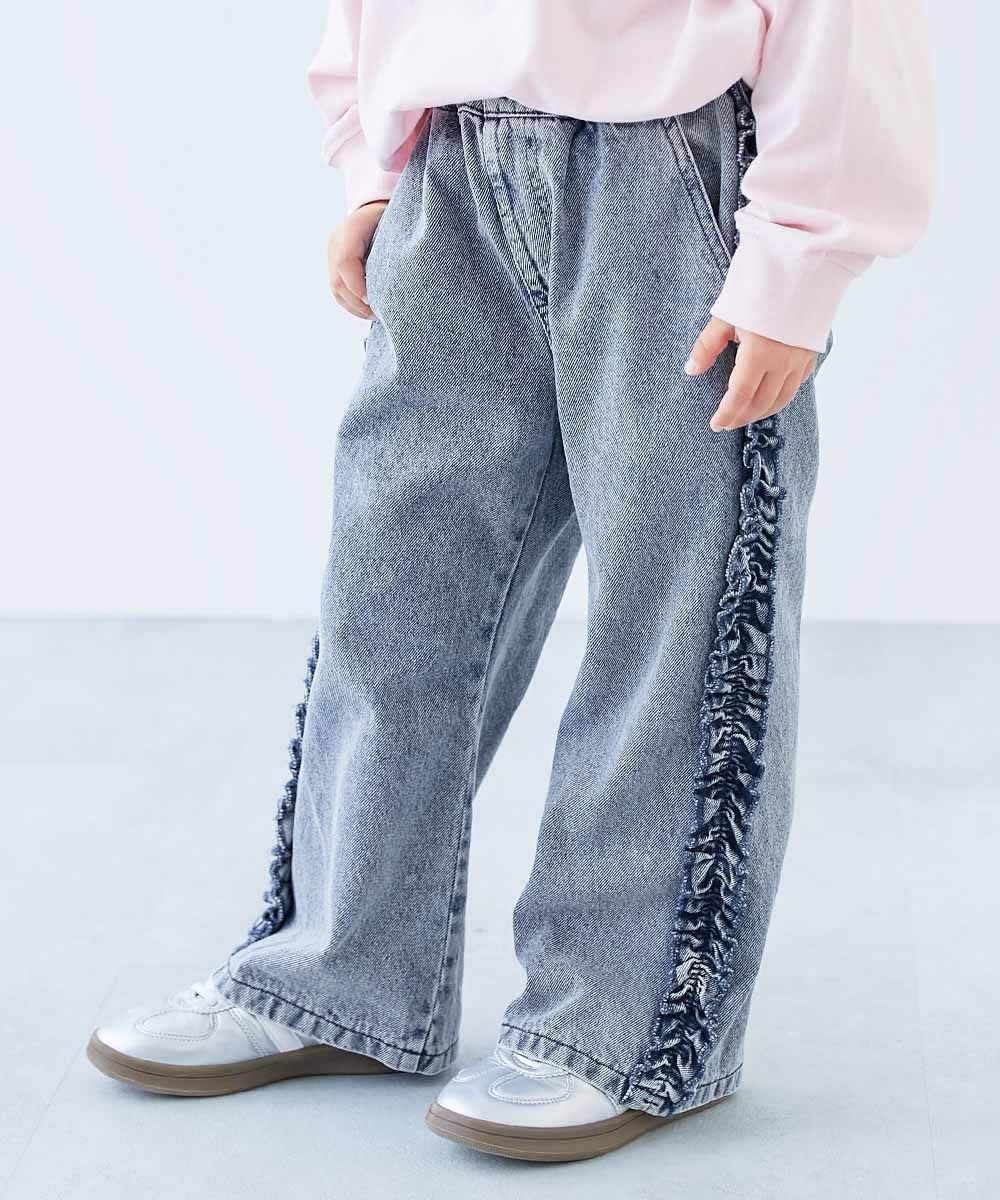 PALACE ウサギプリント デニムパンツ 30 devirock（デビロック） パンツ ハートと花がえらべる 刺繍 デニム