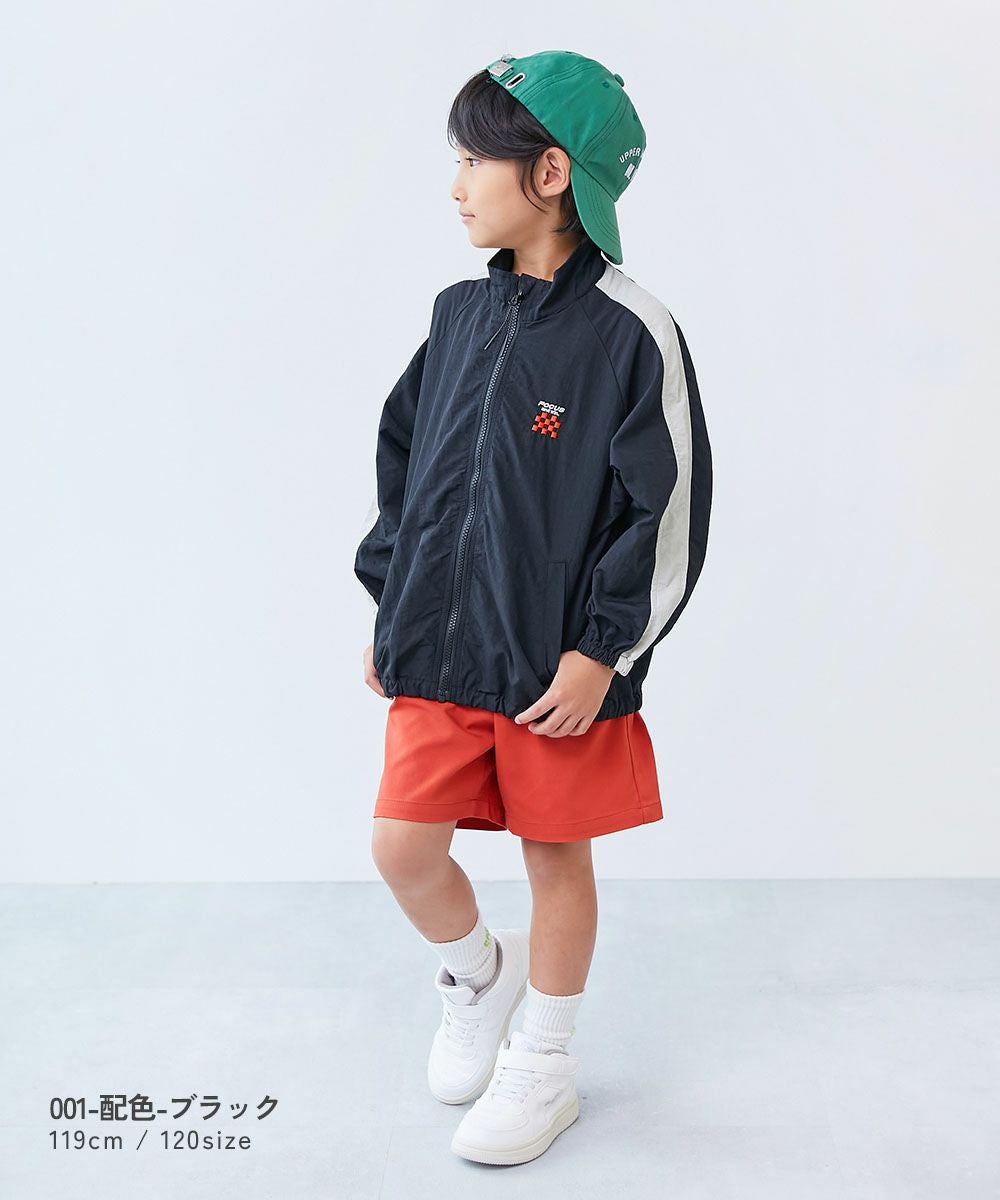 YORT【撥水・UVカット】ナイロントラックジャケット 水はじく】撥水ナイロン ライントラックジャケット(セットアップ可能