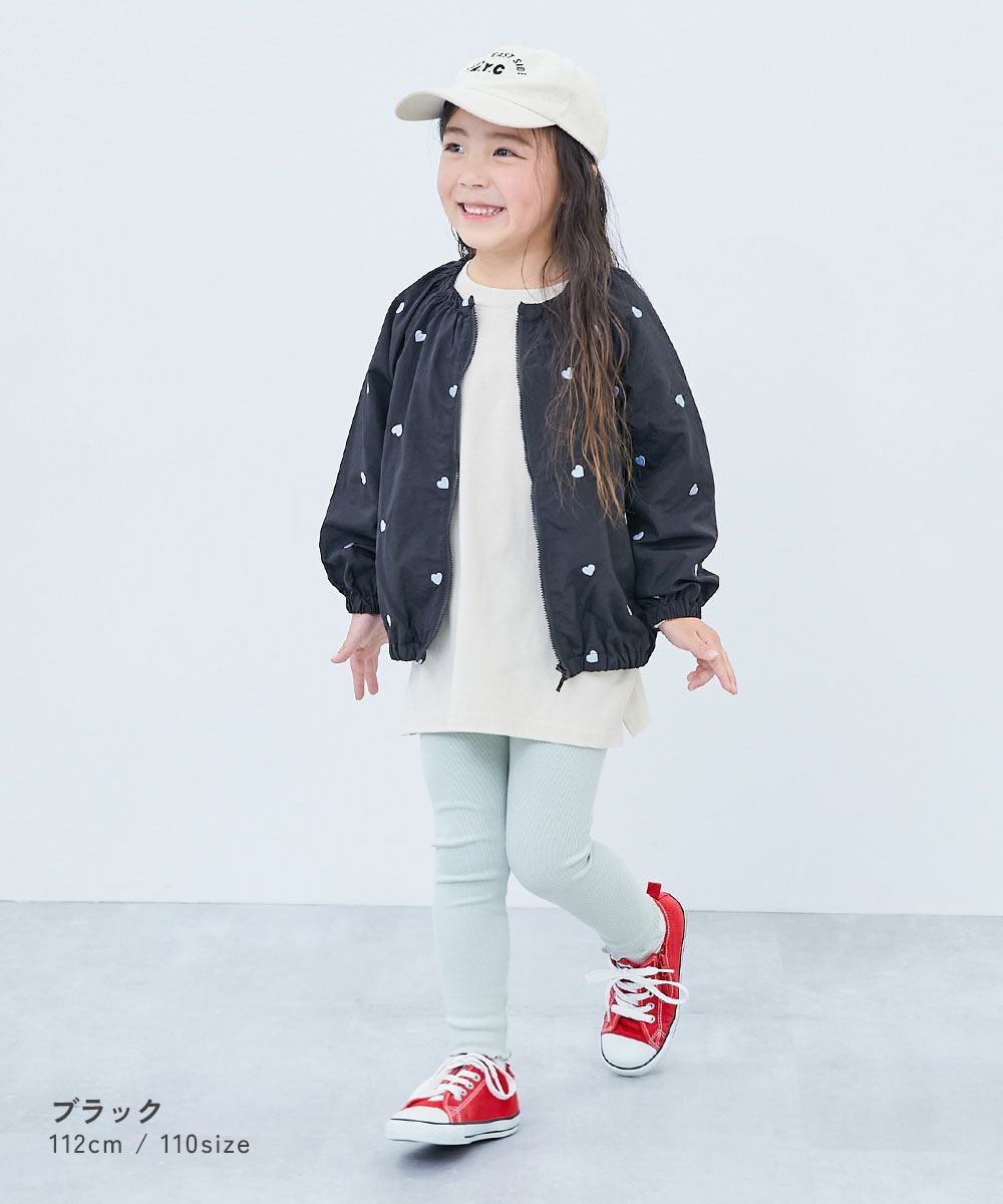 SPECIAL SALE 15%OFF】【水はじく】 撥水ナイロン ハート総柄 ギャザー