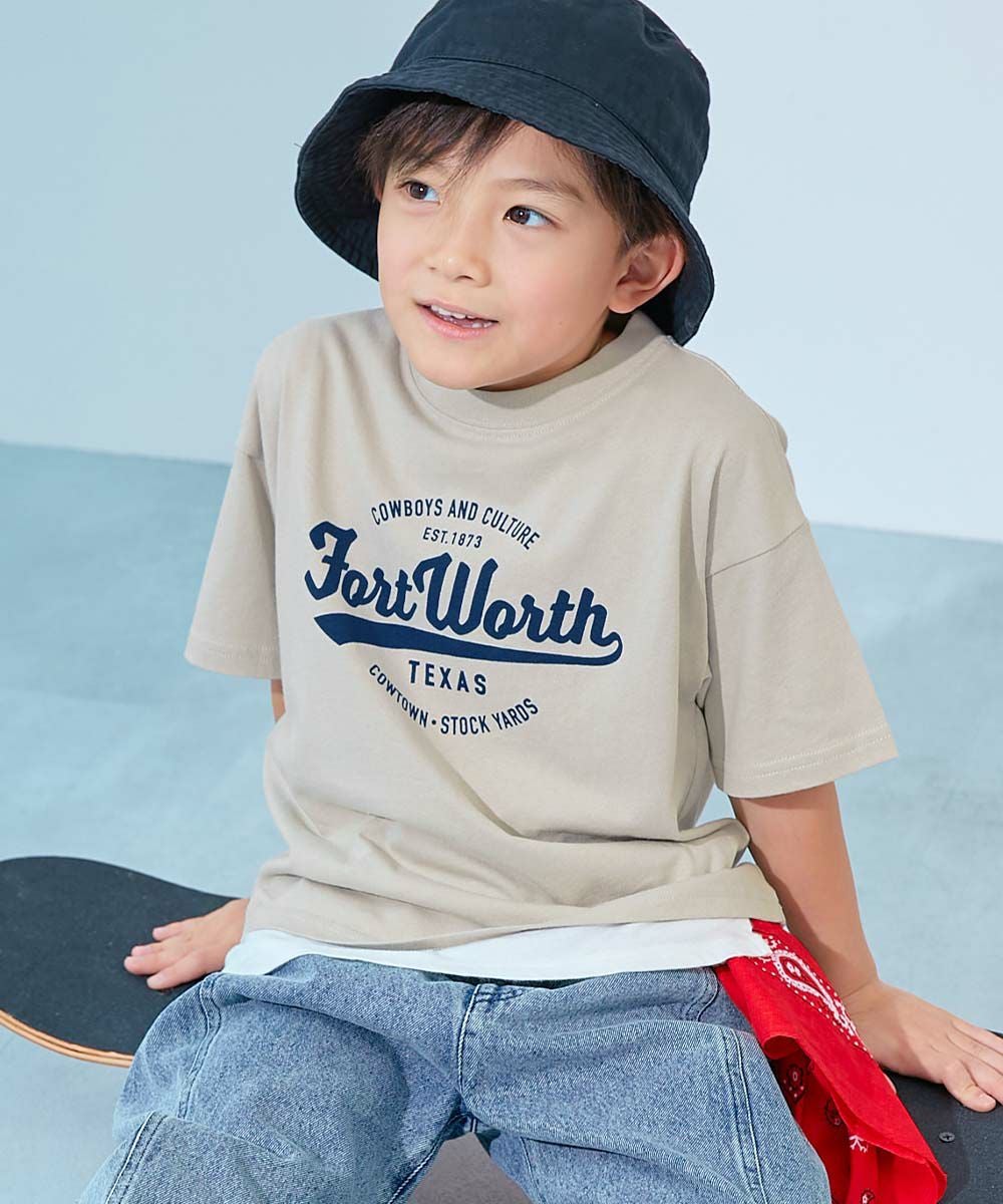 ビックロゴT 一部予約】綿100％ デビラボ BIGシルエット プリント半袖Tシャツ