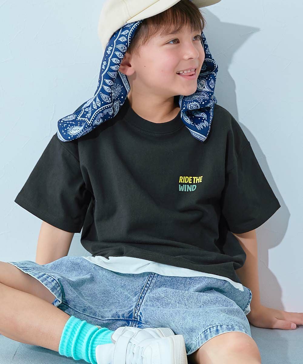 最大30%OFF】綿100％ デビラボ BIGシルエット プリント半袖Tシャツ