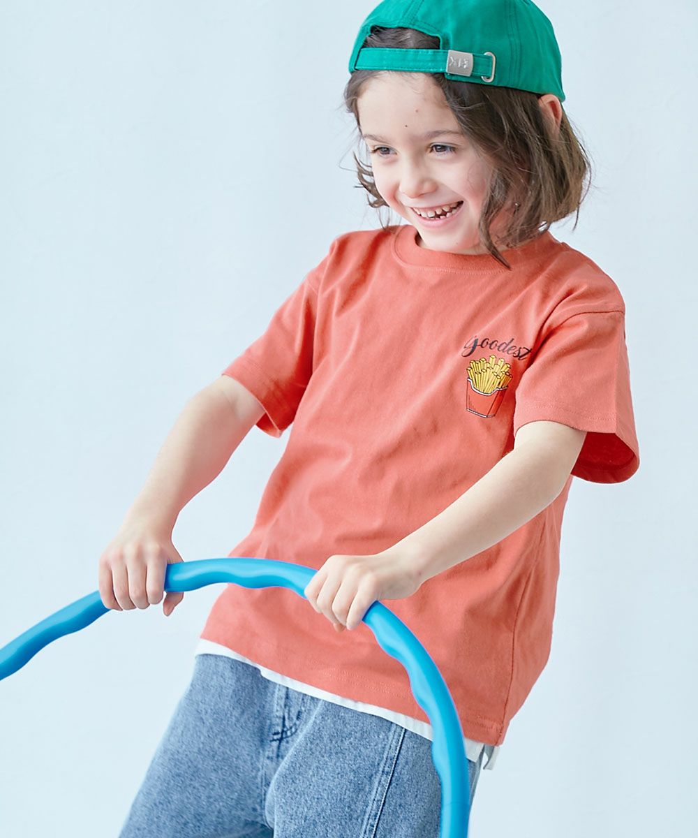 最大10%OFF】綿100％ デビラボ BOXシルエット プリント半袖Tシャツ