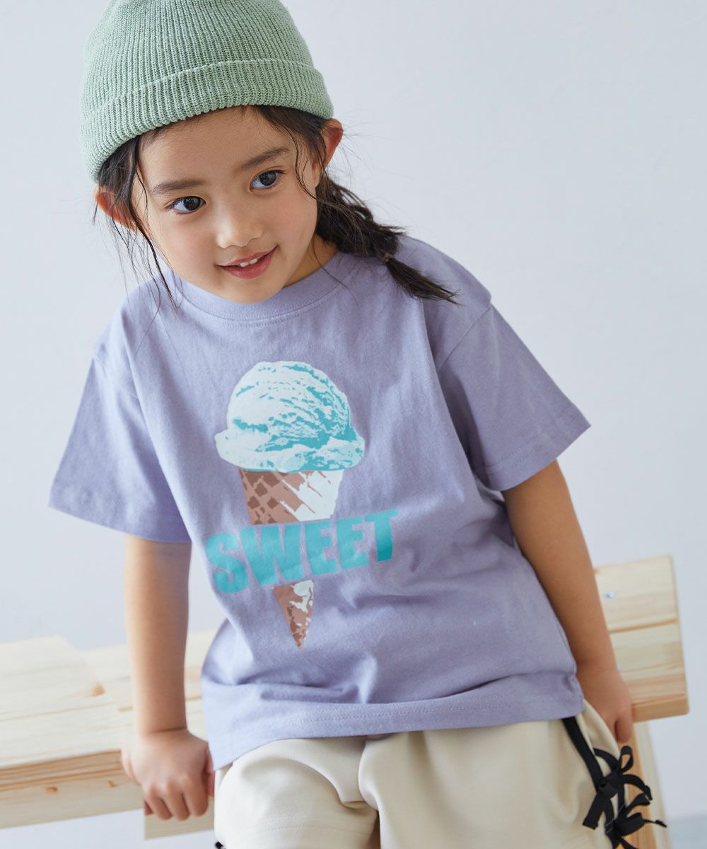 最大10%OFF】綿100％ デビラボ BOXシルエット プリント半袖Tシャツ