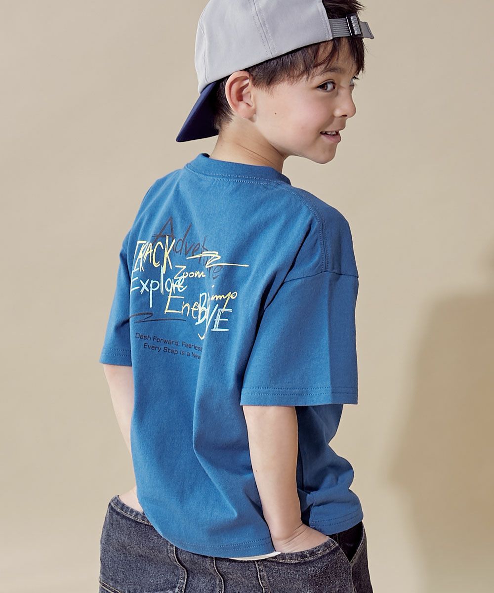 綿100％ デビラボ BIGシルエット プリント半袖Tシャツ | 子供服の通販