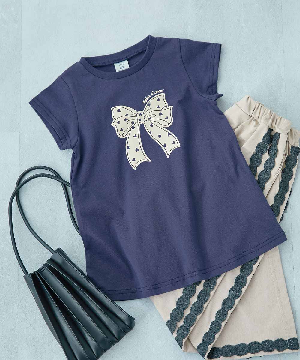 最大60%OFF】綿100％ デビラボ プリントチュニックTシャツ | 子供服の