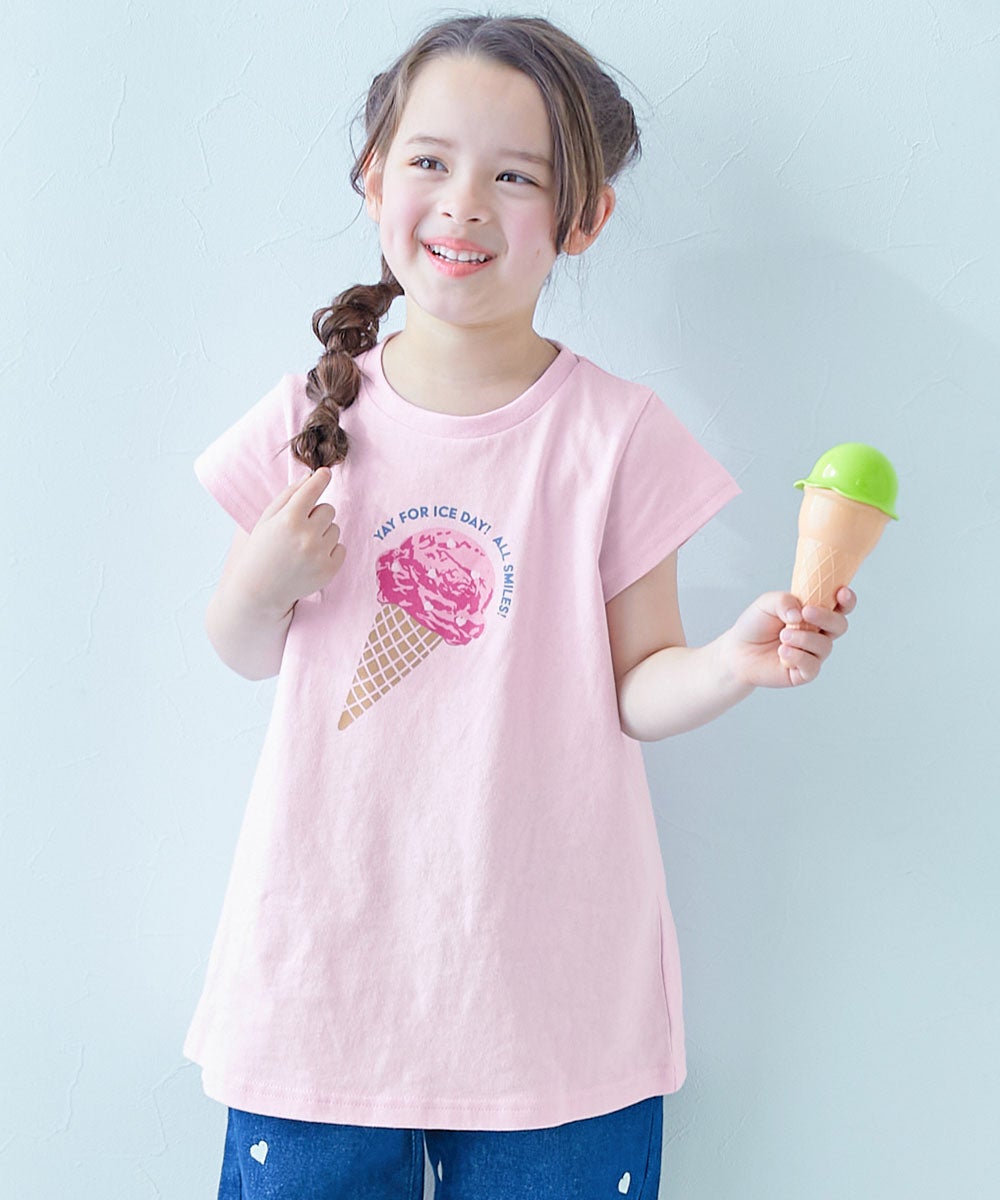 最大60%OFF】綿100％ デビラボ プリントチュニックTシャツ | 子供服の