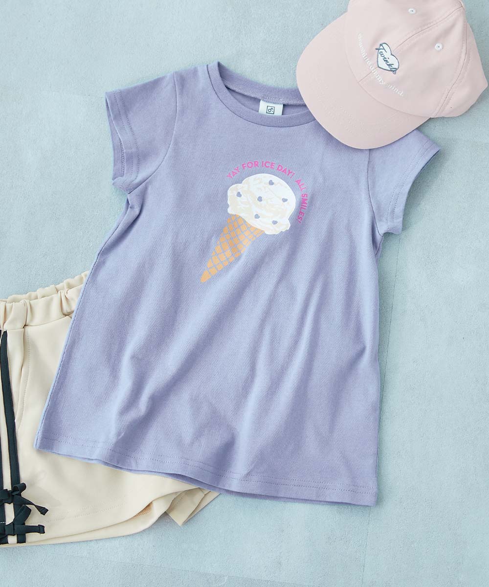 最大60%OFF】綿100％ デビラボ プリントチュニックTシャツ | 子供服の