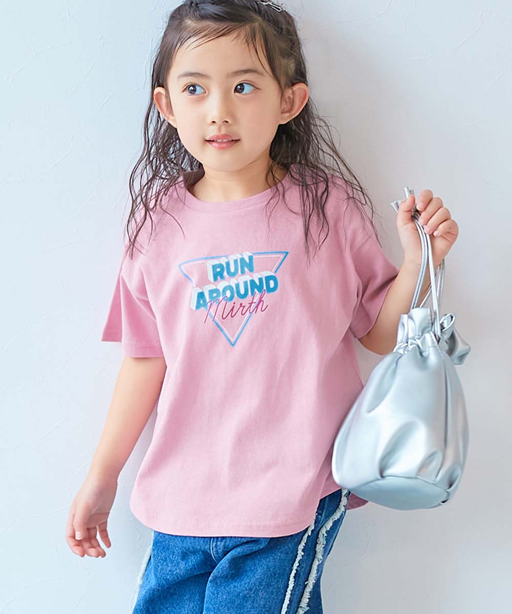 最大49%OFF】綿100％ デビラボ ガールズ プリント半袖Tシャツ | 子供服