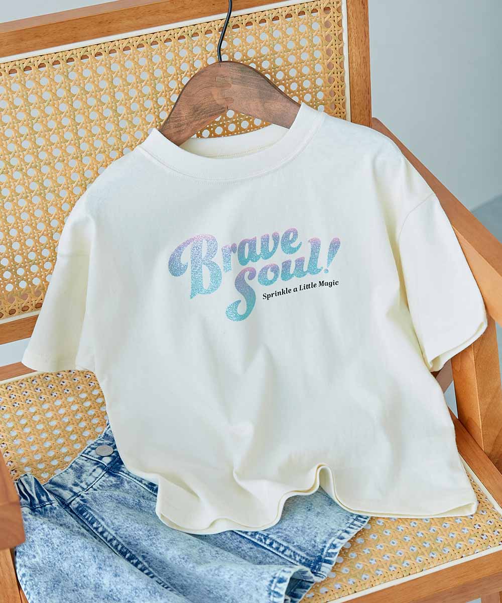 最大45%OFF】綿100％ デビラボ×【きらっとメタリック】 ガールズ BIG