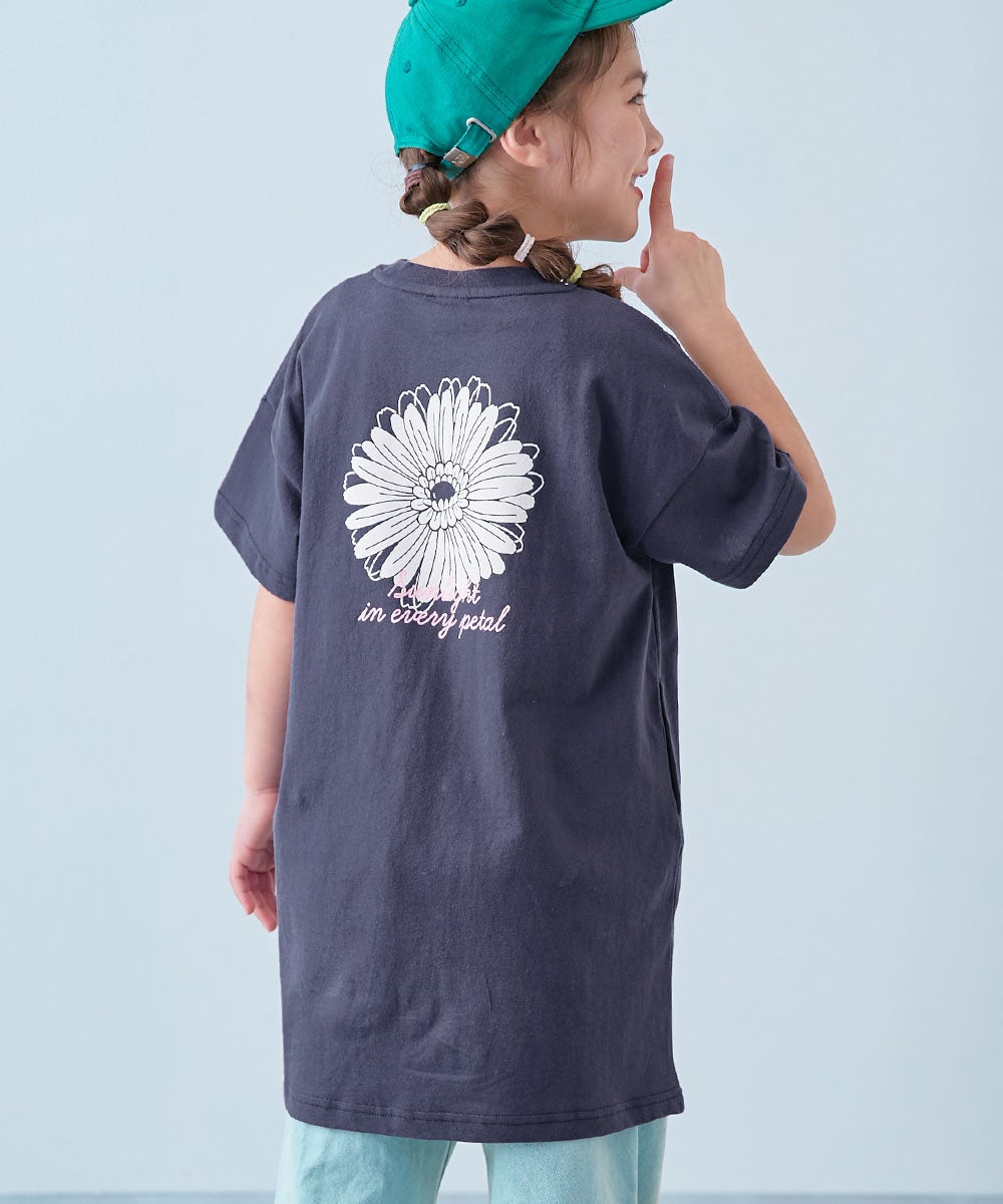 綿100％ デビラボ BIGシルエット 半袖ワンピース | 子供服の通販