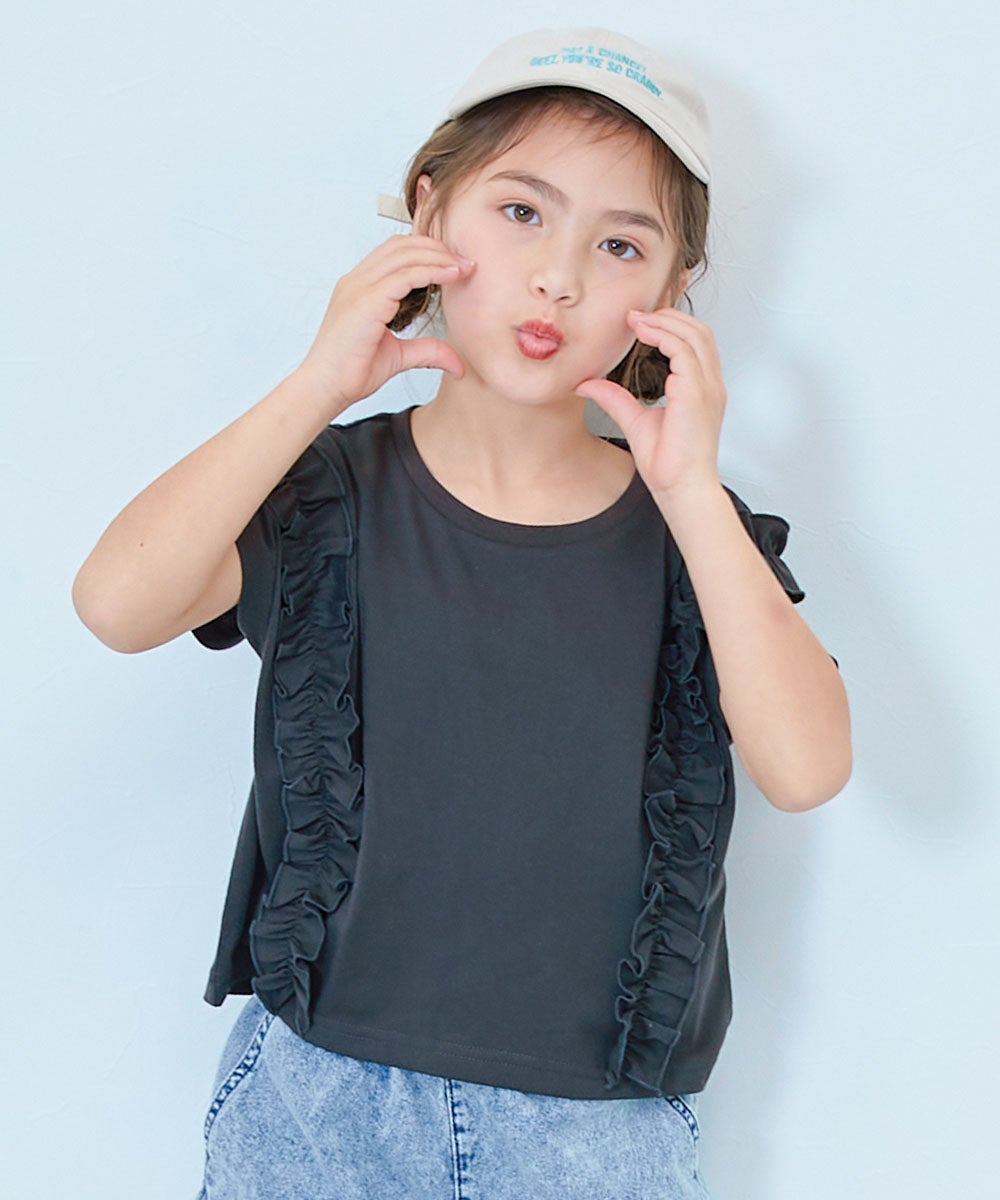 えらべる フリルデザイン 半袖Tシャツ | 子供服の通販 デビロック公式
