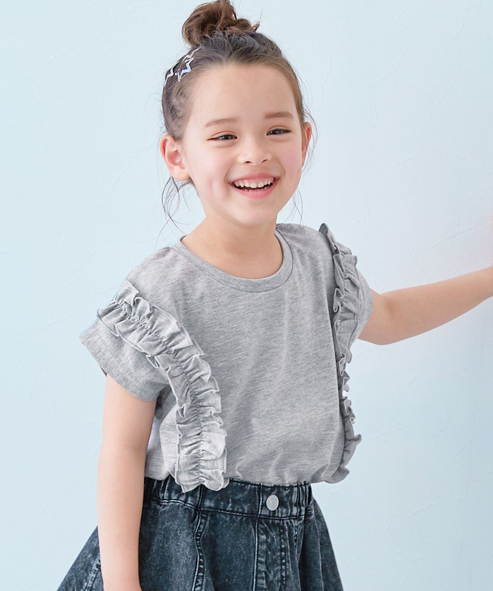 一部予約】えらべる フリルデザイン 半袖Tシャツ | 子供服の通販