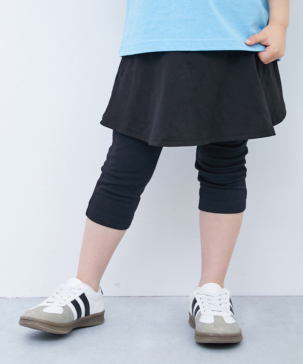 最大35%OFF】【両側ポケット付き】6分丈 カラフル 無地スカッツ | 子供