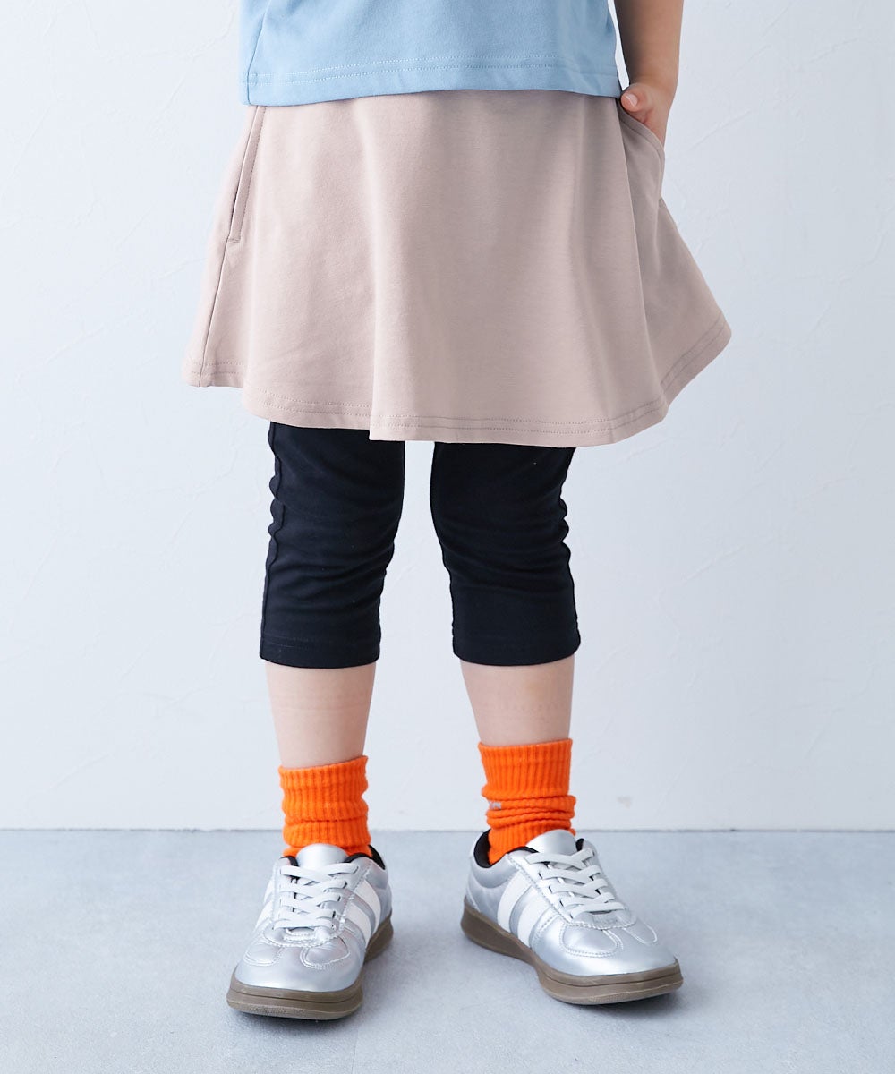 最大35%OFF】【両側ポケット付き】6分丈 カラフル 無地スカッツ | 子供