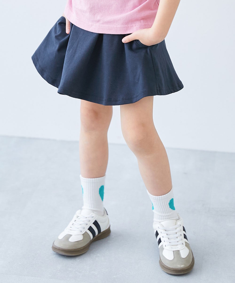 最大14%OFF】【両側ポケット付き】1分丈 カラフル 無地スカッツ | 子供