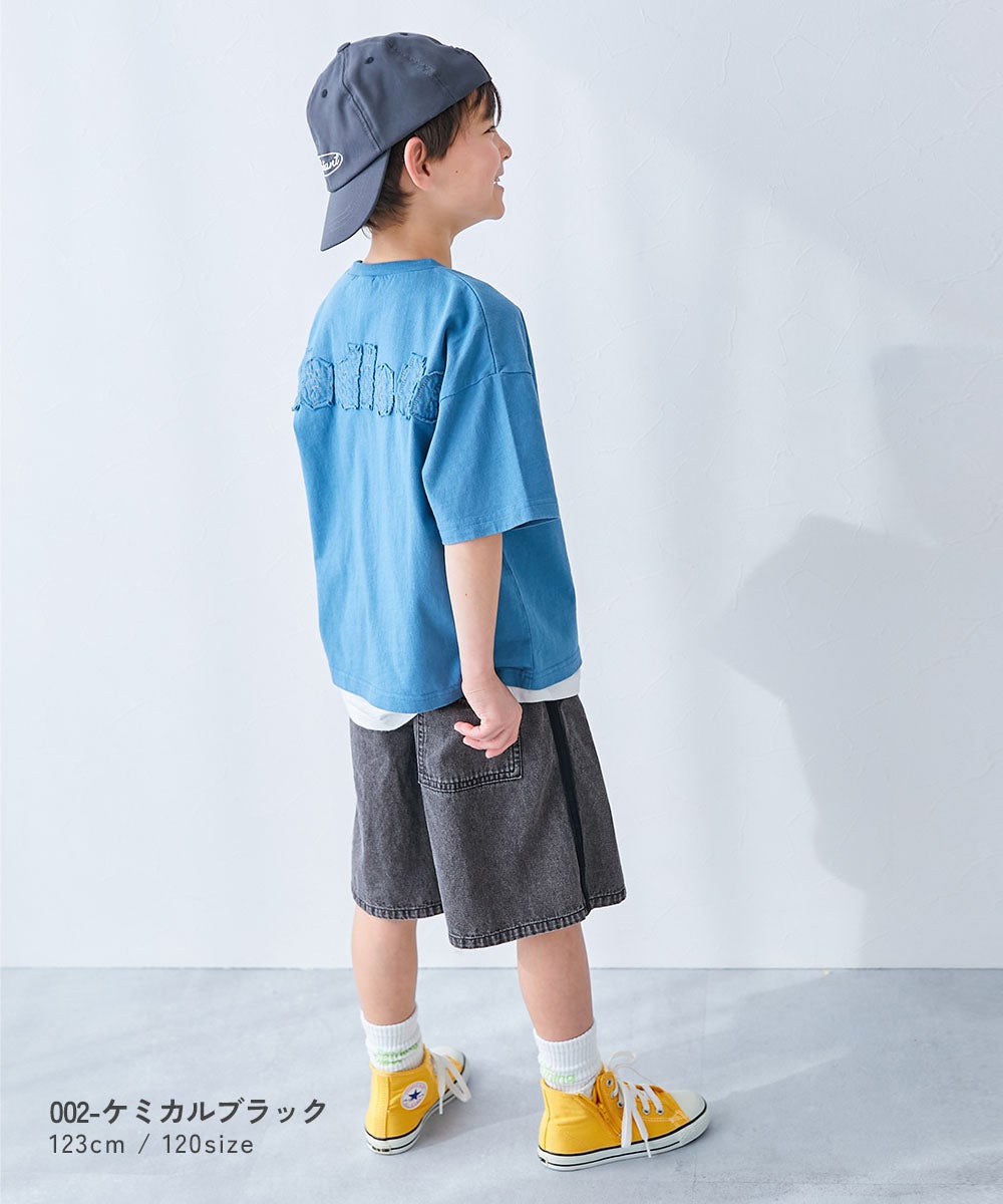 SPECIAL SALE 33%OFF】サイドライン ライトオンスデニム ハーフパンツ