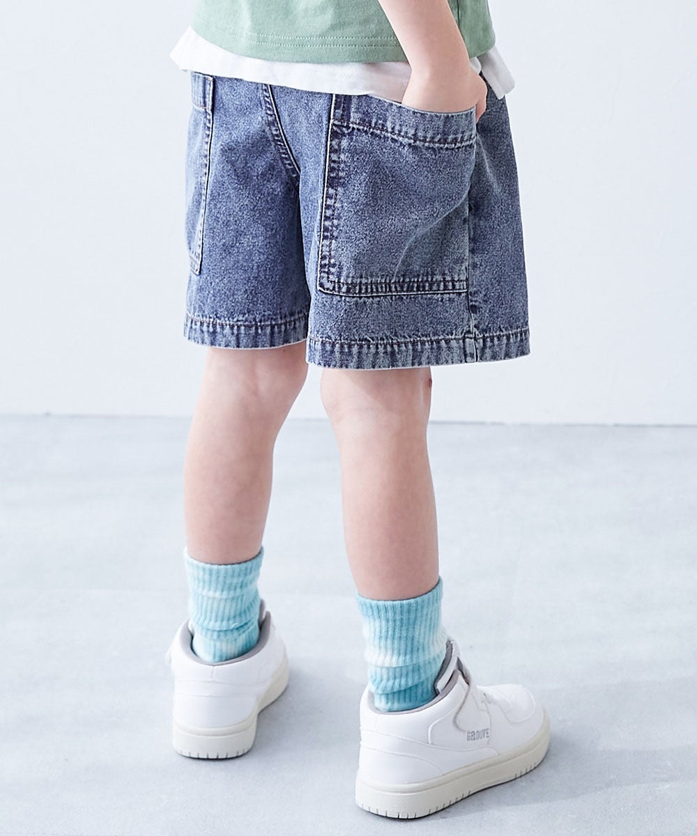 ダッドポケット ライトオンスデニム ハーフパンツ | 子供服の通販