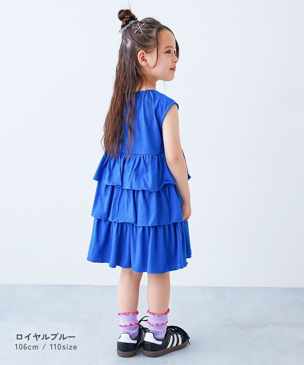 Daughter&Son ネイビー　チュニックワンピース&キュロット 組曲（KUMIKYOKU） ワンピース 「110-140cm」KUMIKYOKU NAVY