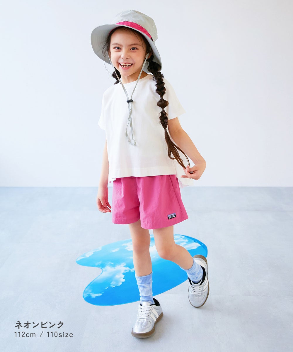 最大31%OFF】【水はじく】撥水ナイロン ガールズ ショートパンツ(水陸