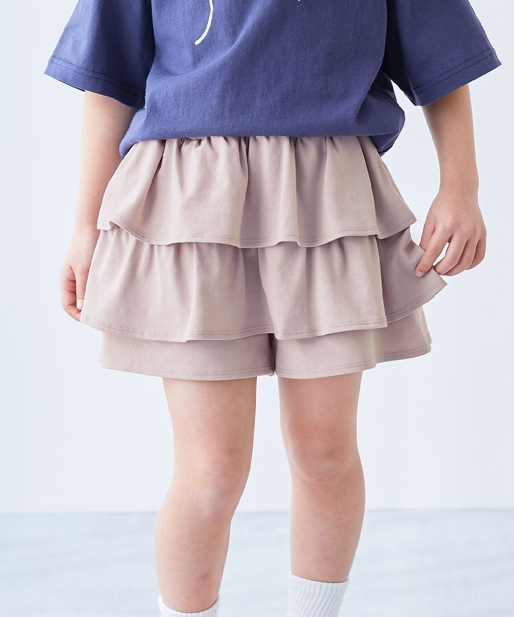 子供服・洋服全品コメントにて10%Offです。 片側ポケット付き】1分丈 ティアードスカパン | 子供服の通販