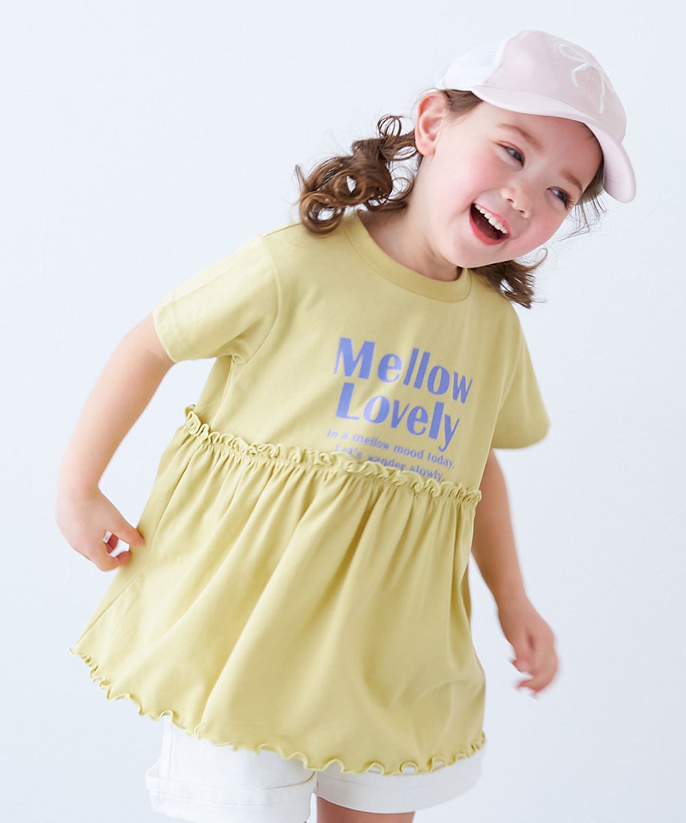 最大37%OFF】ふわっとAライン ロゴプリント 半袖チュニック | 子供服の