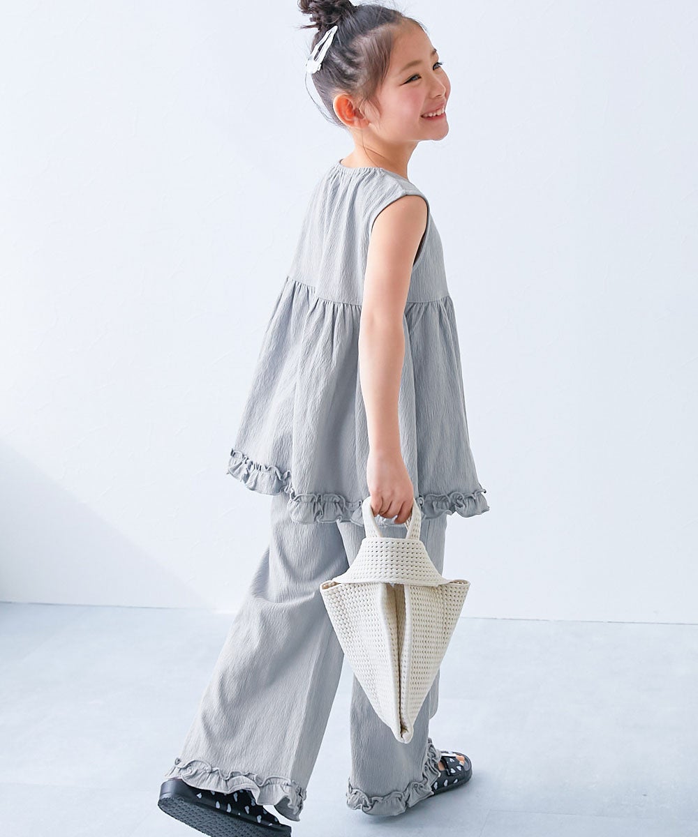 着心地やわらか フリルデザイン セットアップ | 子供服の通販