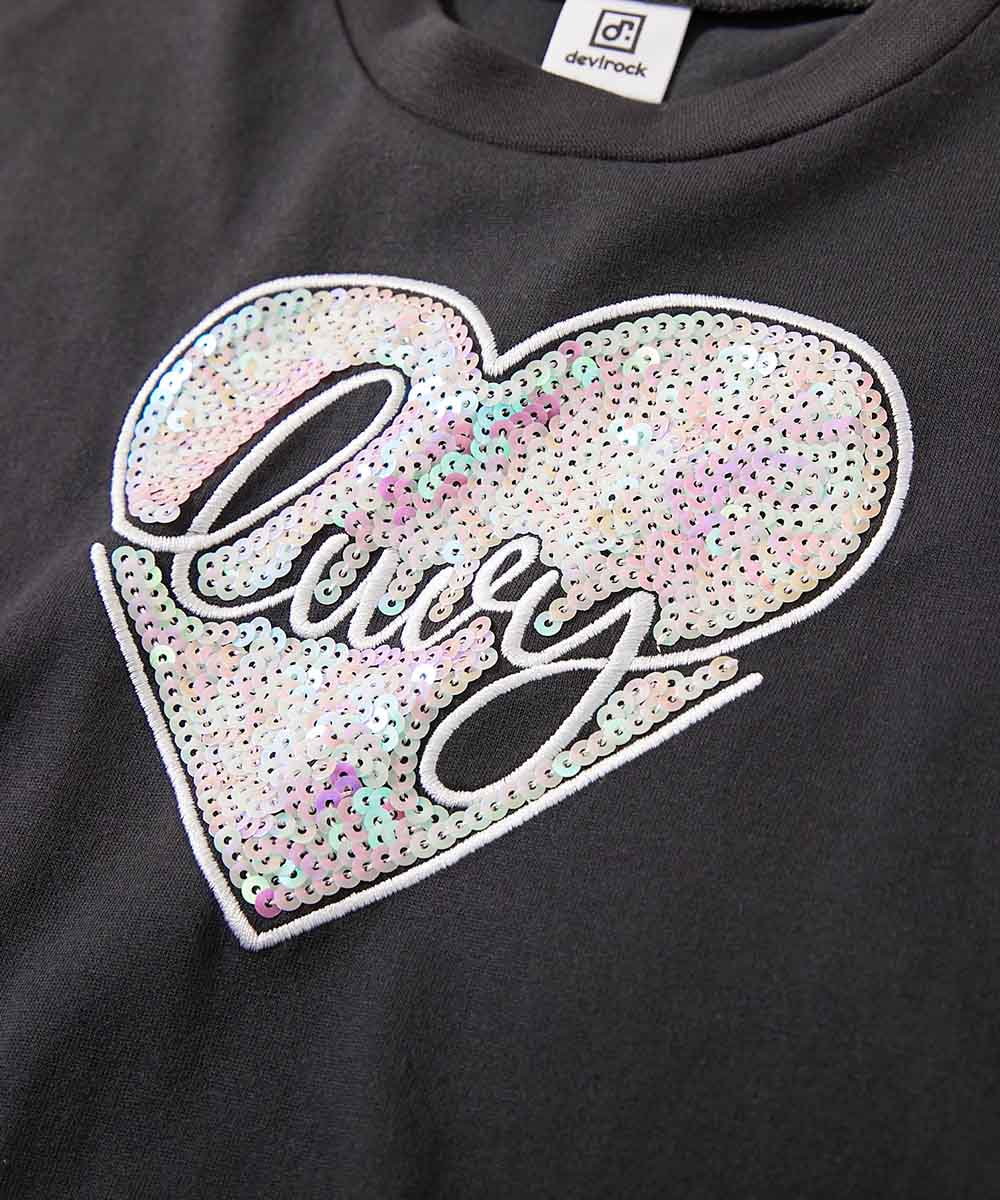 キラッとスパンコール刺繍 半袖Tシャツ | 子供服の通販 デビロック公式
