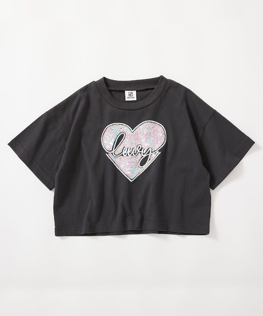 SPECIAL SALE 25%OFF】キラッとスパンコール刺繍 半袖Tシャツ | 子供服