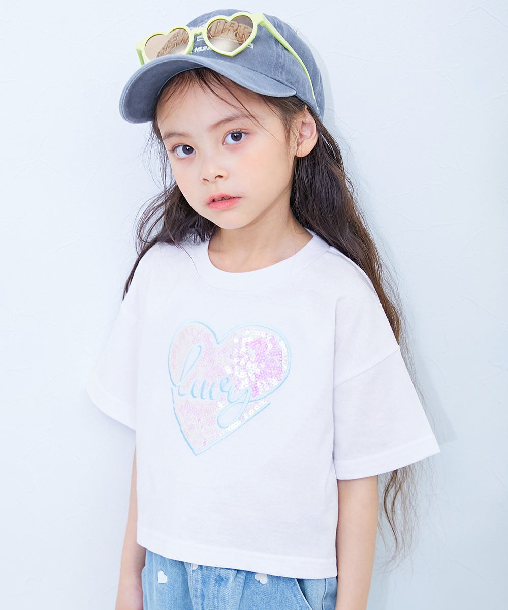 最大18%OFF】キラッとスパンコール刺繍 半袖Tシャツ | 子供服の通販