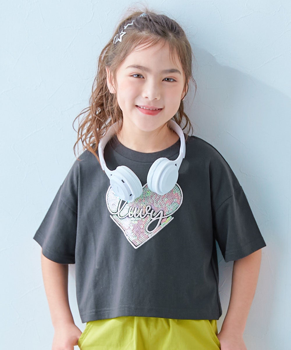 キラッとスパンコール刺繍 半袖Tシャツ | 子供服の通販 デビロック公式