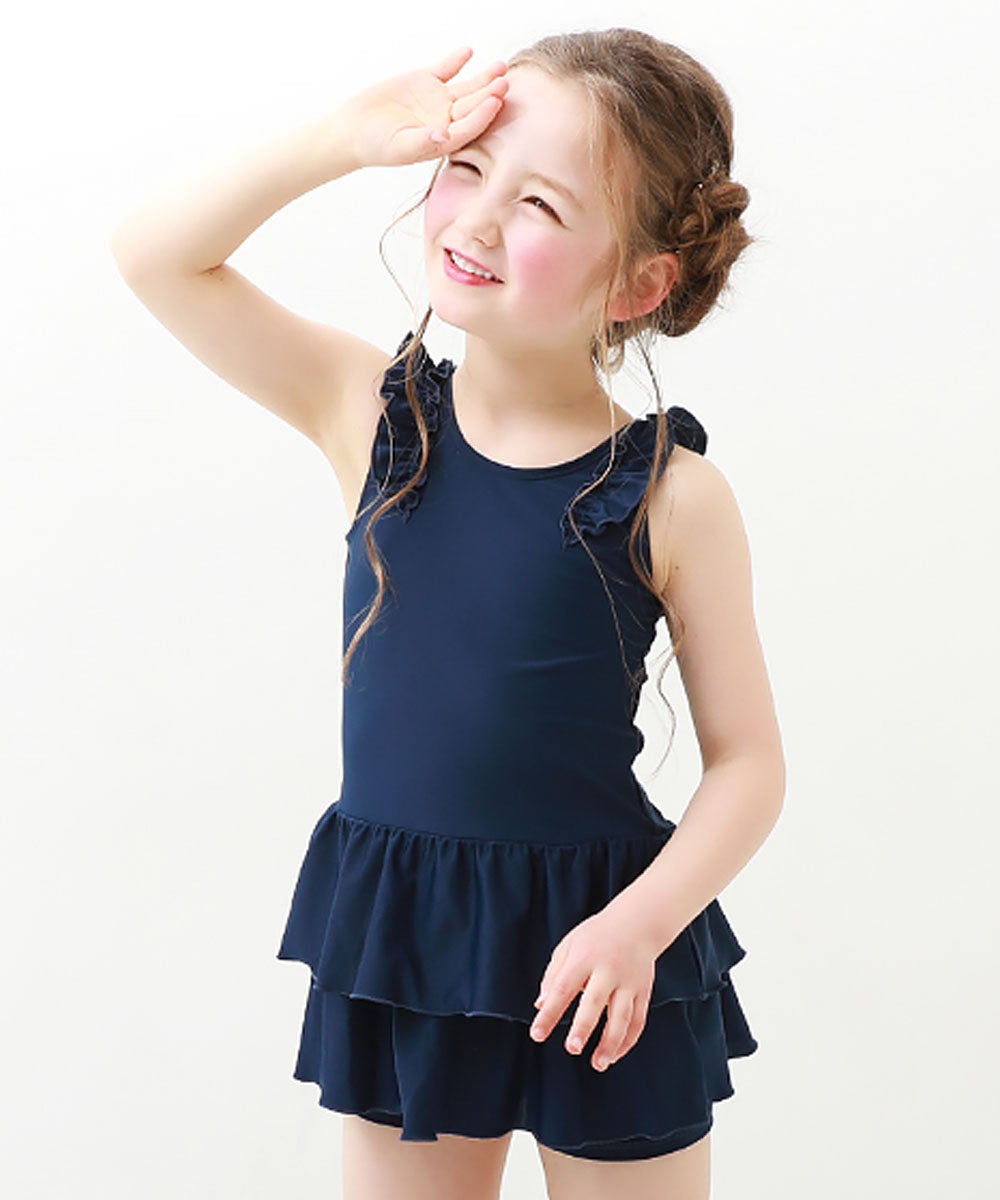 UVカット 女児 選べるデザイン セパレート型 スクール水着 | 子供服の