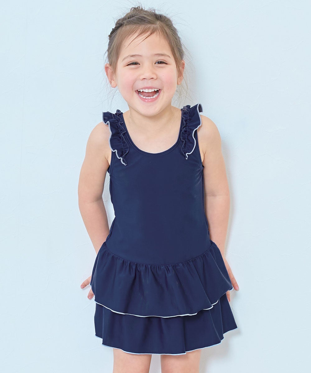 UVカット 女児 選べるデザイン セパレート型 スクール水着 | 子供服の