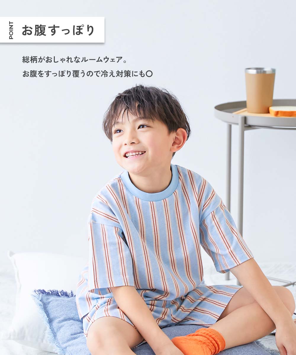 最大27%OFF】綿100％ 総柄 半袖パジャマ | 子供服の通販 デビロック
