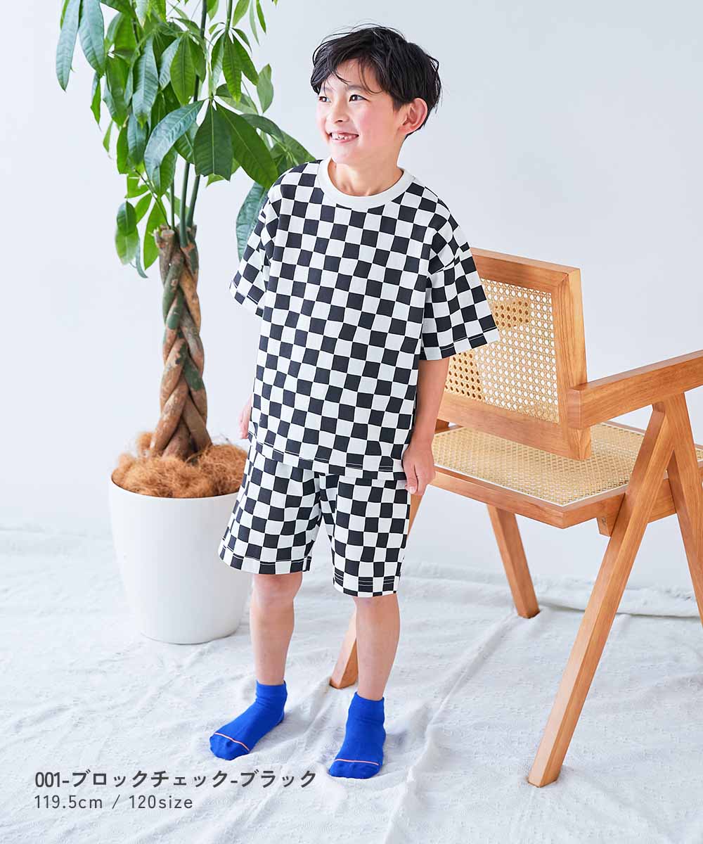 最大27%OFF】綿100％ 総柄 半袖パジャマ | 子供服の通販 デビロック