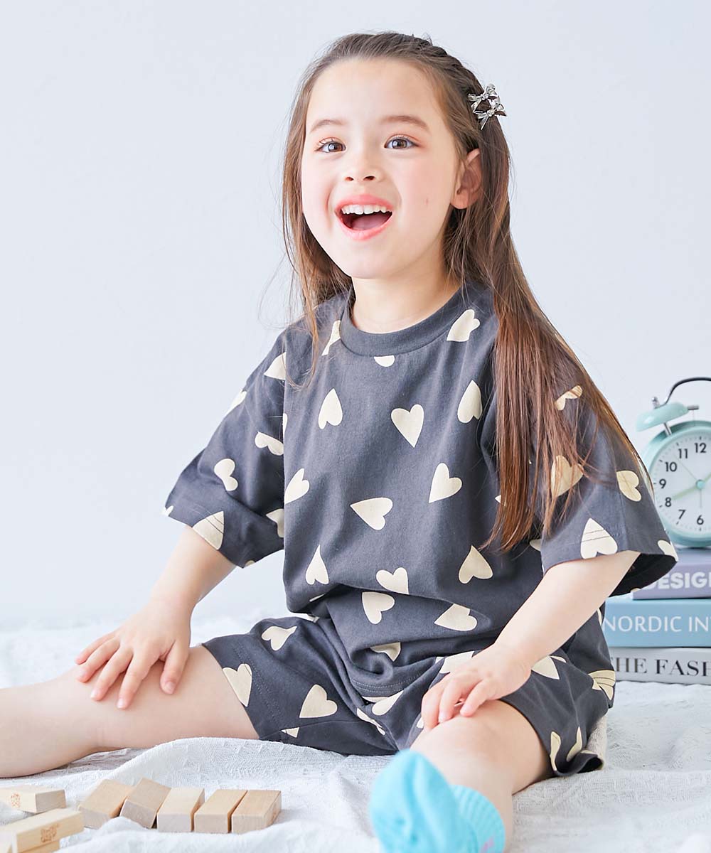 パジャマ14 最大27%OFF】綿100％ 総柄 半袖パジャマ | 子供服の通販 デビロック