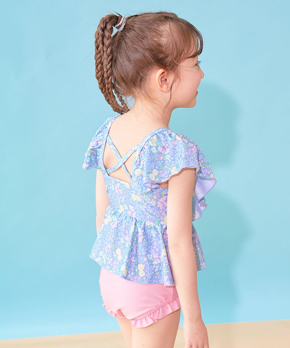 えらべるデザイン ボリュームフリル UVカット セパレート水着 | 子供服
