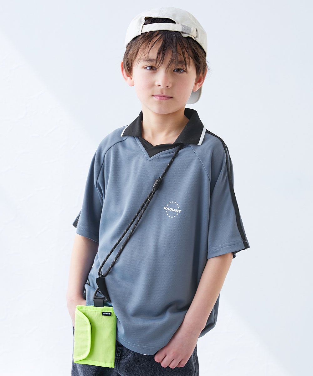 涼感 サラッとメッシュ】BIGシルエット 半袖ポロシャツ | 子供服の通販