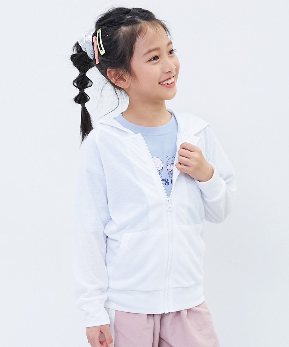 最大5%OFF】UVカット ジップパーカー | 子供服の通販 デビロック公式サイト