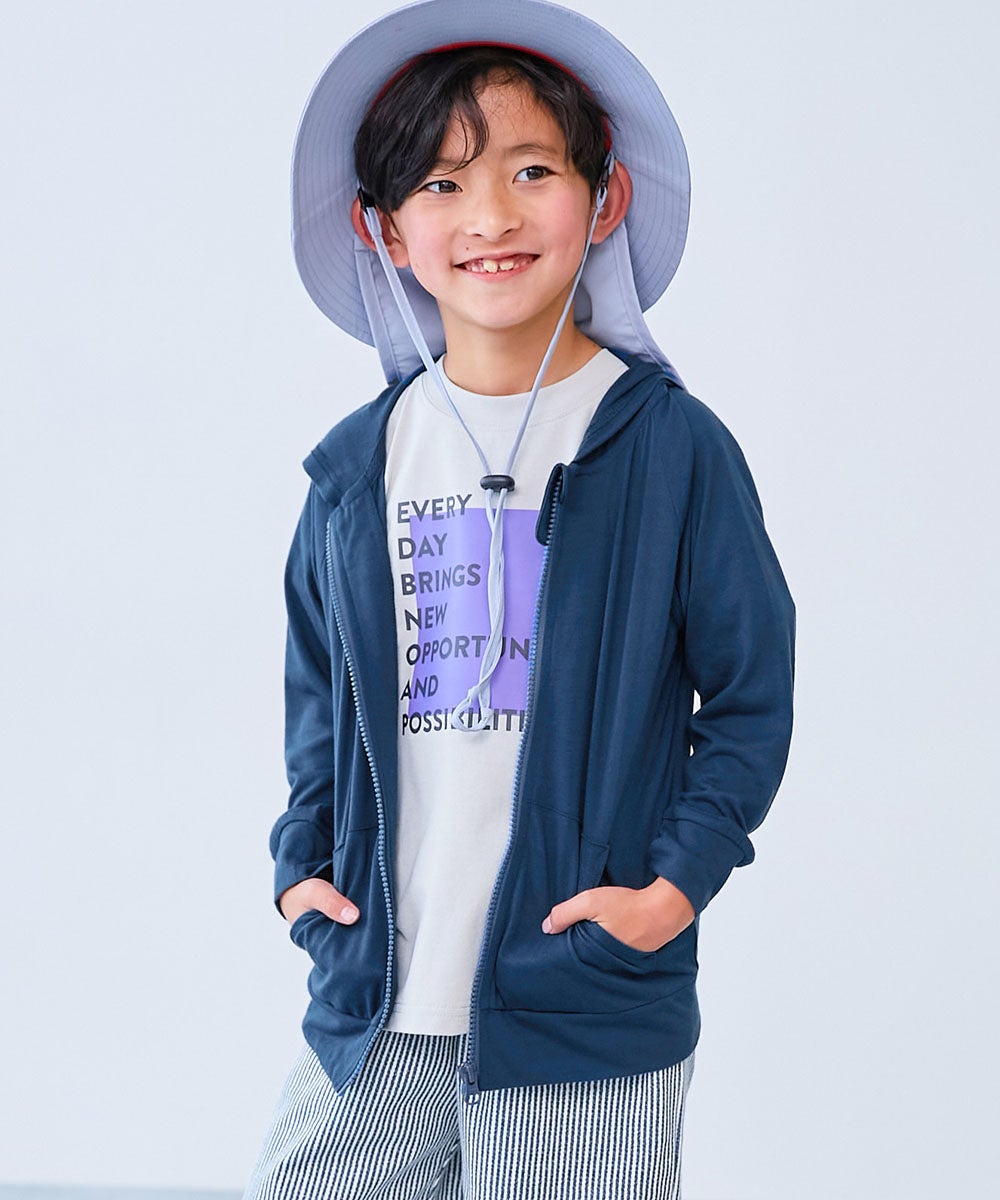 5%OFF】UVカット ジップパーカー | 子供服の通販 デビロック公式サイト