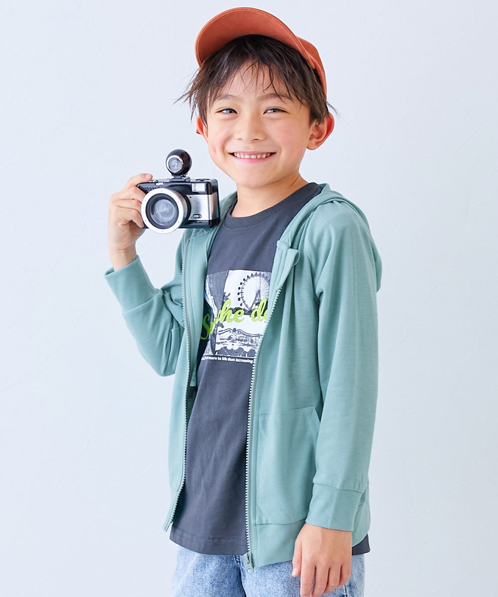 最大5%OFF】UVカット ジップパーカー | 子供服の通販 デビロック公式サイト