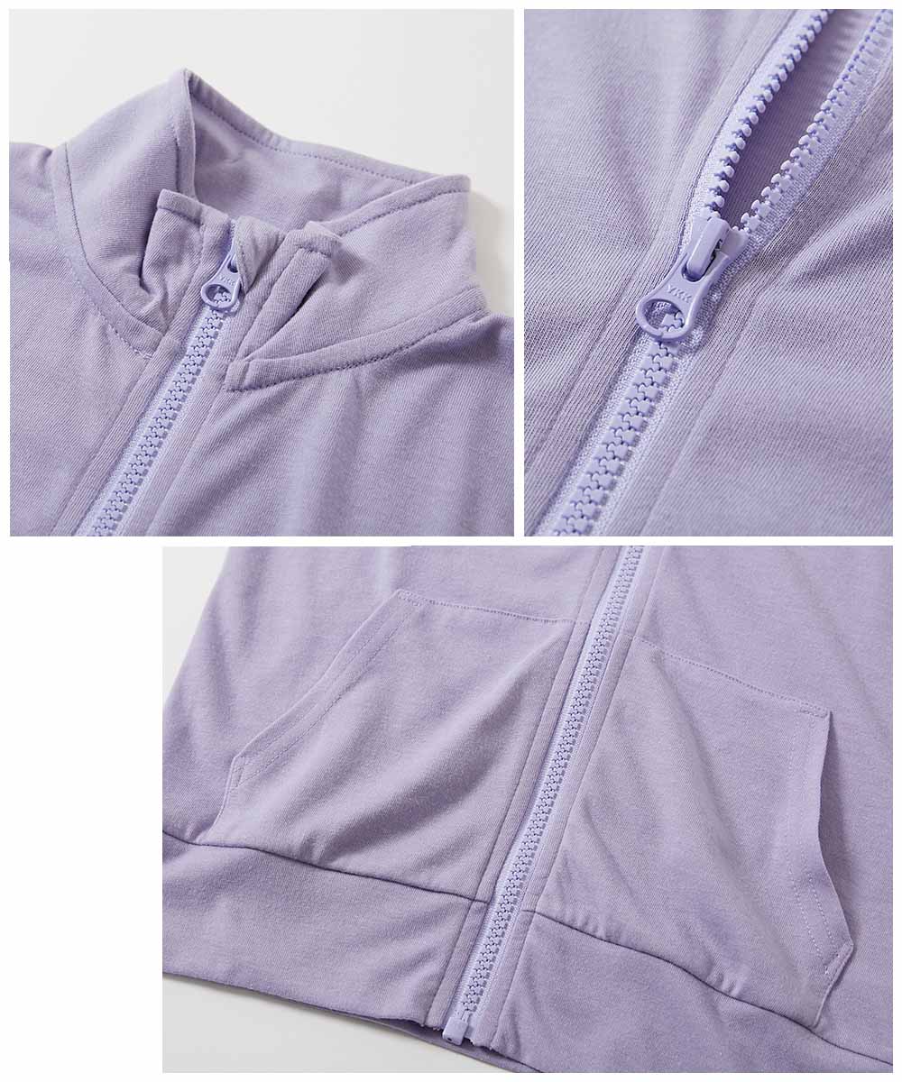 最大10%OFF】UVカット 首が日焼けしにくい スタンドジップカーディガン