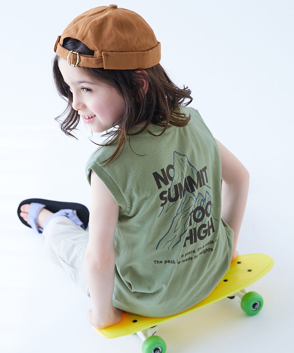 綿100％ デビラボ BIGシルエット プリントタンクトップ | 子供服の通販