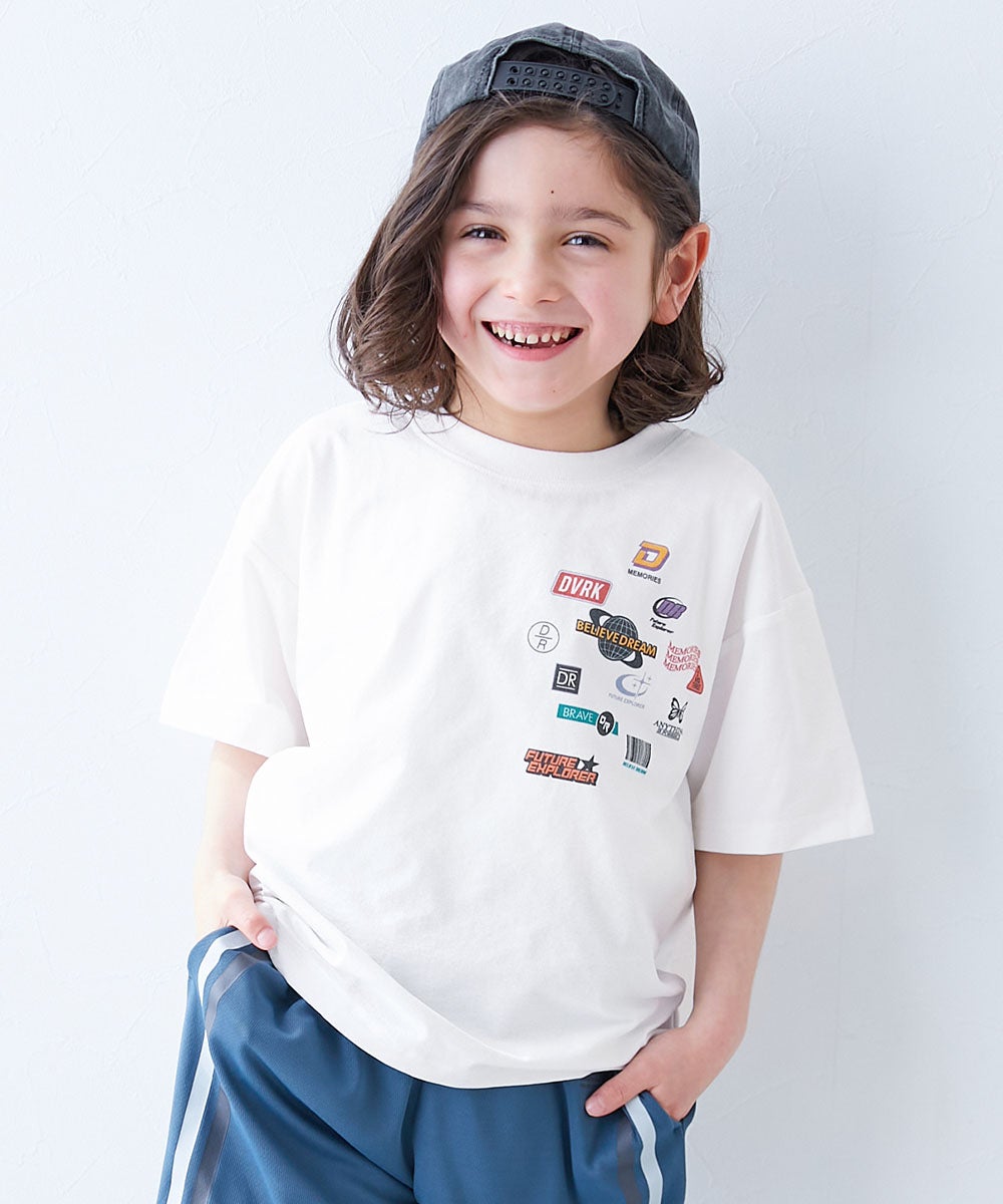 汗をかいてもさわやか キシリトール加工 グラフィック 半袖Tシャツ